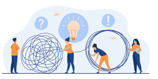 Problem solving illustration